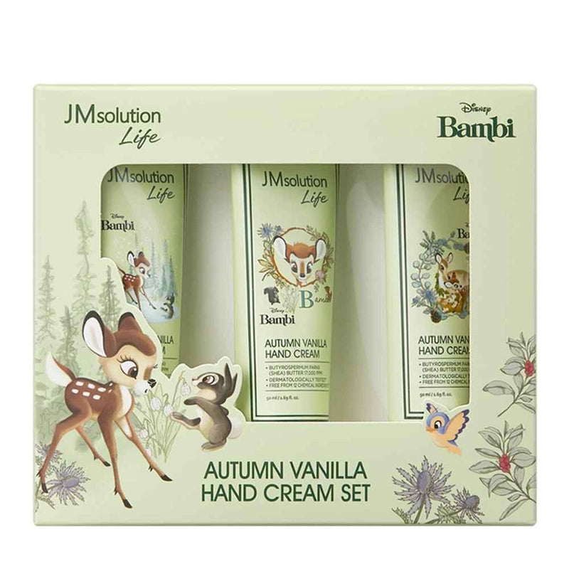 JM Solution Disney Bambi Autumn Vanilla Hand Cream Set  50ml*3