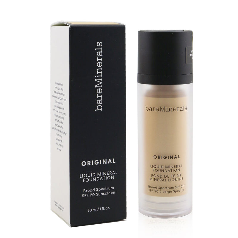 BareMinerals Original Liquid Mineral Foundation SPF 20 - # 09 Light Beige (For Light Cool Skin With A Pink Hue)  30ml/1oz