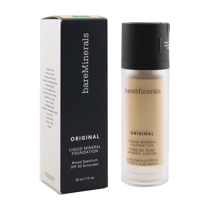 BareMinerals Original Liquid Mineral Foundation SPF 20 - # 11 Soft Medium (For Very Light Cool Skin With A Pink Hue)  30ml/1oz