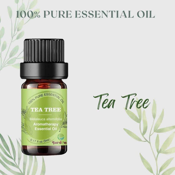 ttgarden 100% Pure Natural Aromatherapy Essential Oil 5ml - Tea Tree  Fixed Size
