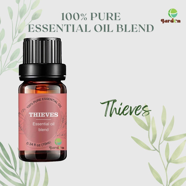 ttgarden 100% Pure Natural Aroma Essential Oil Blend 10ml - Thieves  5ml