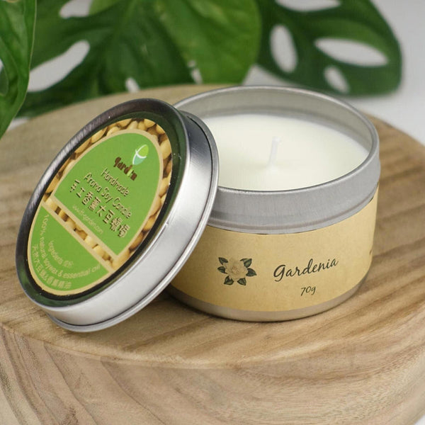 ttgarden Natural Handmade Soy Wax Aroma Candle - Gardenia  Fixed size
