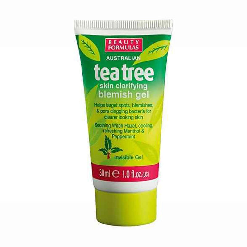 Beauty Formulas Tea Tree Skin Clarifying Blemish Gel  30ml