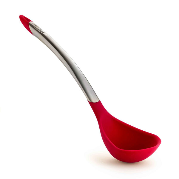 Cuisipro Silicone Stainless Steel Ladle  Fixed Size