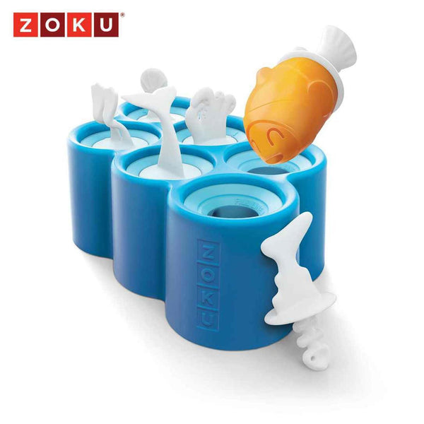 ZOKU Silicone Fish Pop Molds (6 Pops)  Fixed Size