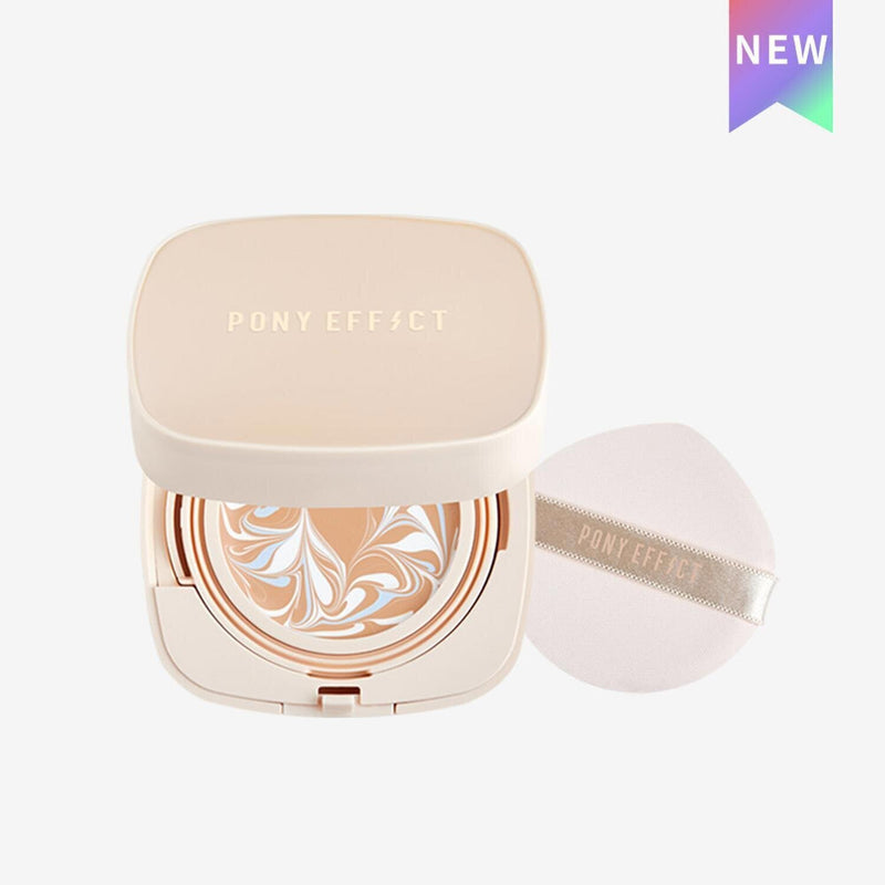 Pony Effect PRIME PROTECT AQUA ESSENCE PACT SPF50+/PA+++??001 IVORY?#flawless/sensitive skin/water essence 1pc?14.5g  002 BEIGE