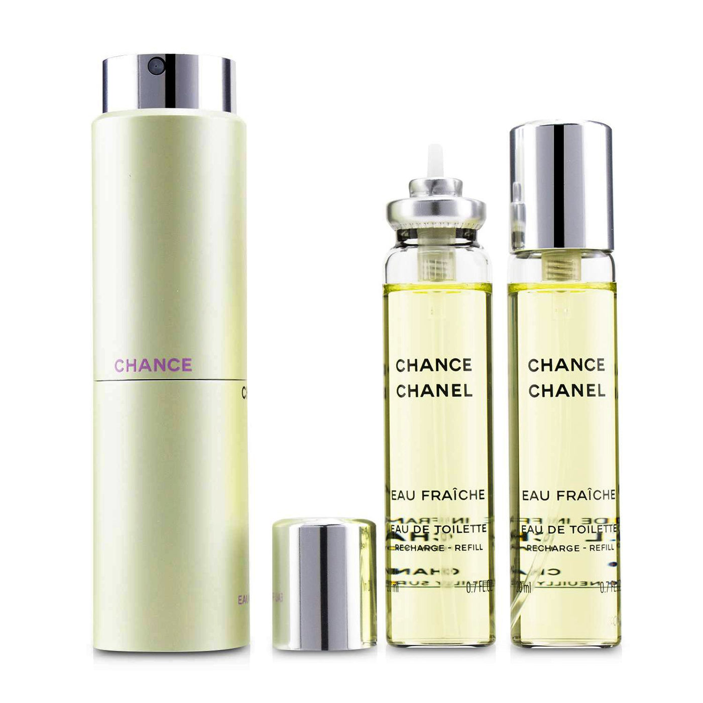 Chanel Chance Eau Fraiche Twist & Spray Eau De Toilette 3x20ml/0.7
