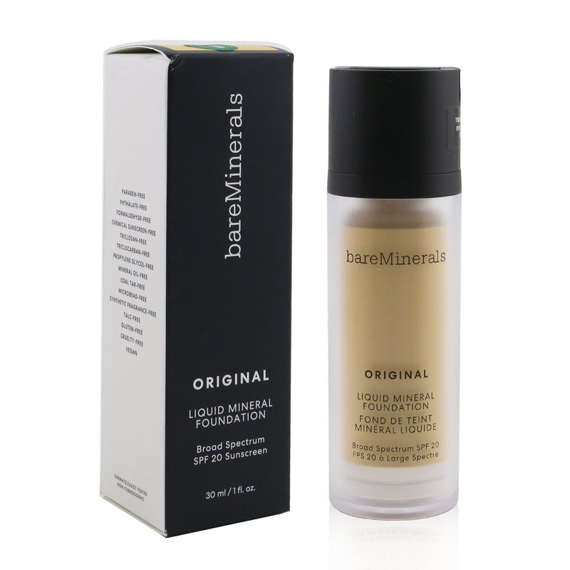 BareMinerals Original Liquid Mineral Foundation SPF 20 - # 07 Golden Ivory (For Very Light Warm Skin With A Yellow Hue) 
