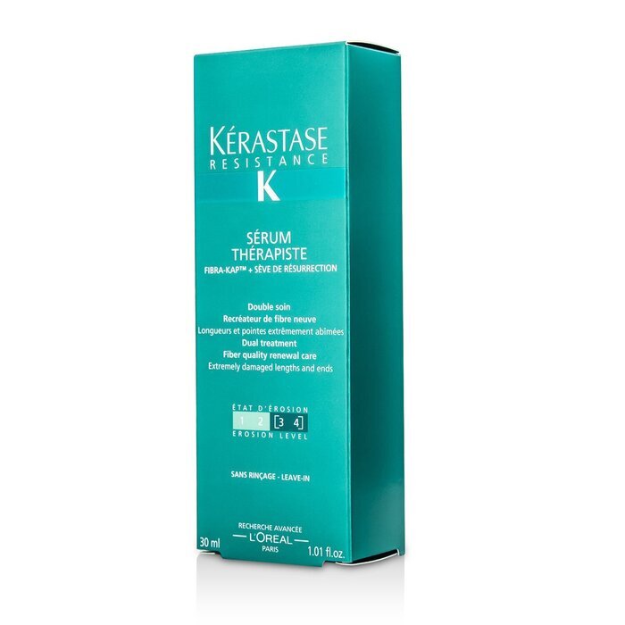 Kerastase Resistance Serum Therapiste Dual Treatment Fiber Quality Renewal Care (Extremely Damaged Lengths and Ends) 30ml/1.01oz