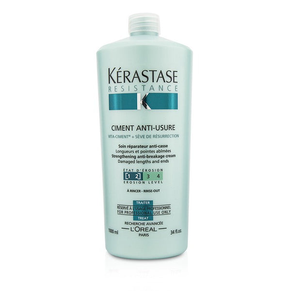 Kerastase Resistance Ciment Anti-Usure Strengthening Anti-Breakage Cream - Rinse Out (For Damaged Lengths & Ends) 1000ml/34oz