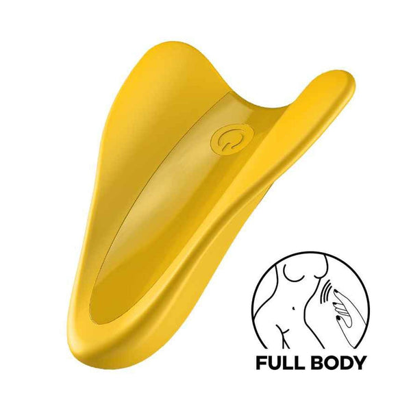 Satisfyer High Fly Versatile Finger Vibrator(Yellow)  Fixed Size