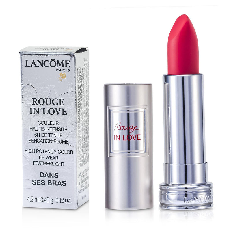 Lancome Rouge In Love Lipstick - # 163M Dans Ses Bras  4.2ml/0.12oz