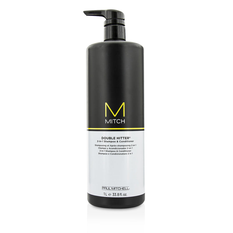 Paul Mitchell Mitch Double Hitter 2-in-1 Shampoo & Conditioner  1000ml/33.8oz