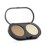 Bobbi Brown New Creamy Concealer Kit - Natural Creamy Concealer + Pale Yellow Sheer Finish Pressed Powder  3.1g/0.11oz