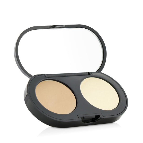 Bobbi Brown New Creamy Concealer Kit - Natural Creamy Concealer + Pale Yellow Sheer Finish Pressed Powder  3.1g/0.11oz