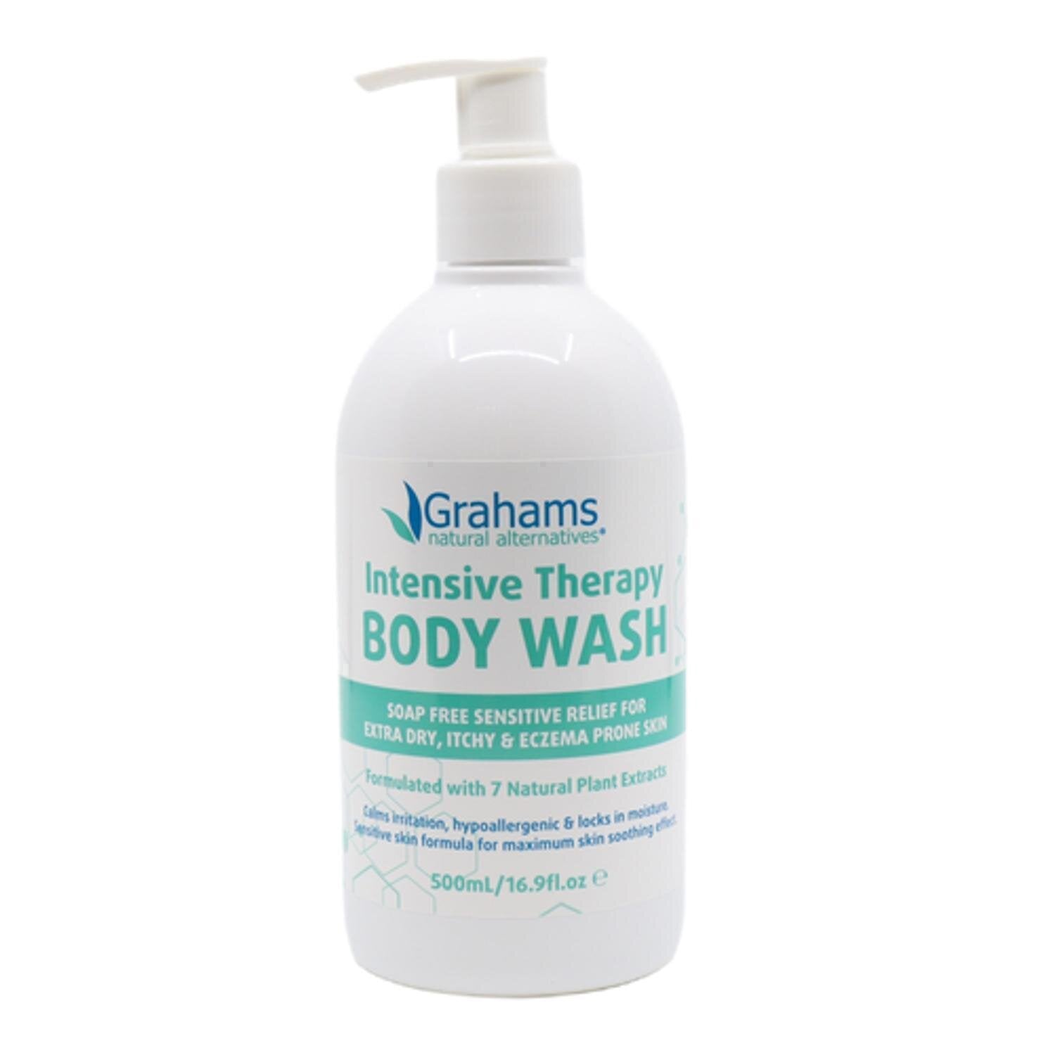 GRAHAMS NATURAL ALTERNATIVES Intensive Therapy Body Wash 500ml fixed ...