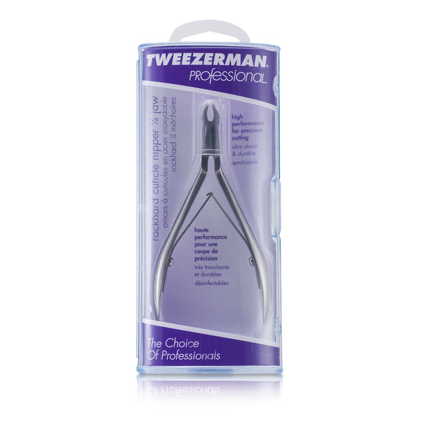 Tweezerman Professional Rockhard Stainless Cuticle Nipper - 1/4 Jaw