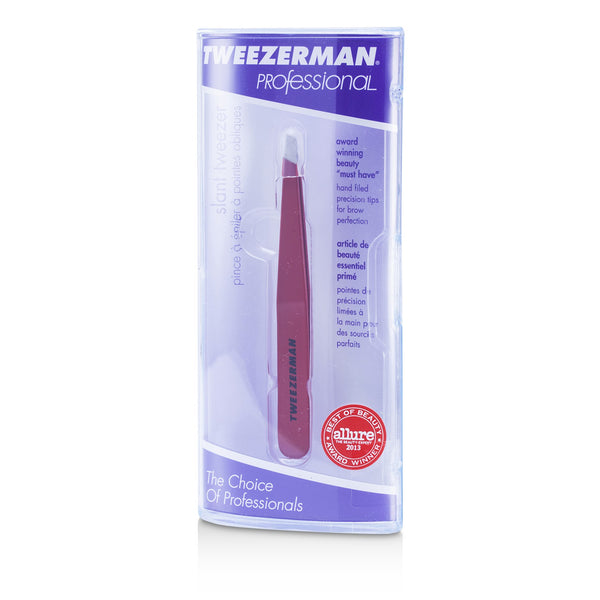 Tweezerman Professional Slant Tweezer - Signature Red