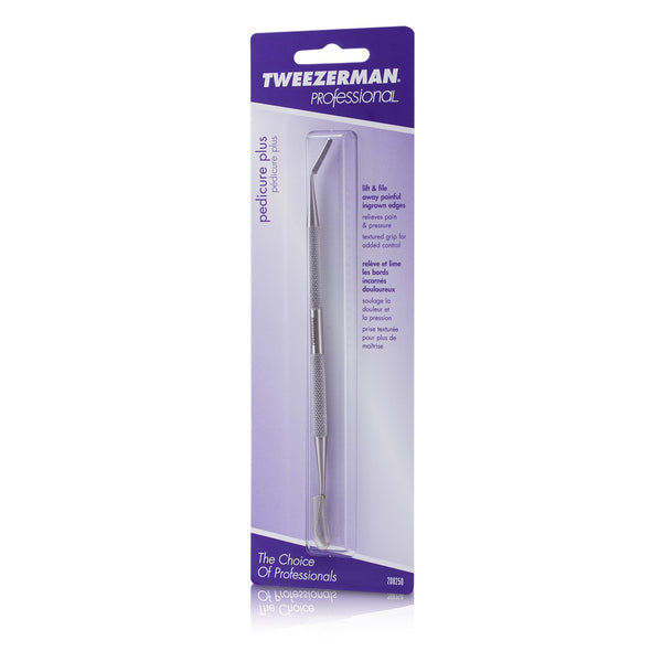 Tweezerman Professional Pedicure Plus (Stainless Steel Nail Cleanser & Ingrown Toenail File)