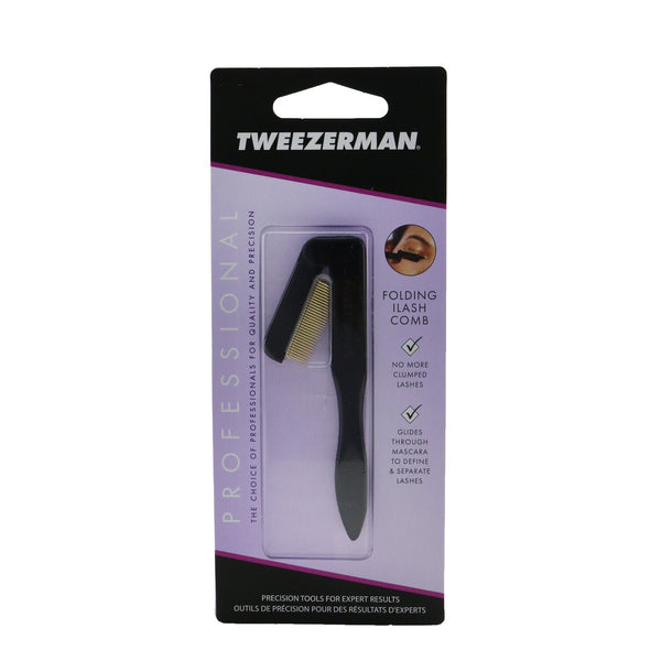 Tweezerman Professional Folding Ilashcomb - Black 