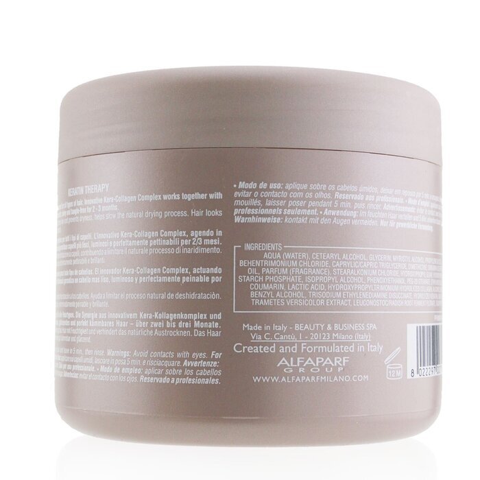 AlfaParf Lisse Design Keratin Therapy Rehydrating Mask 500ml/17.63oz