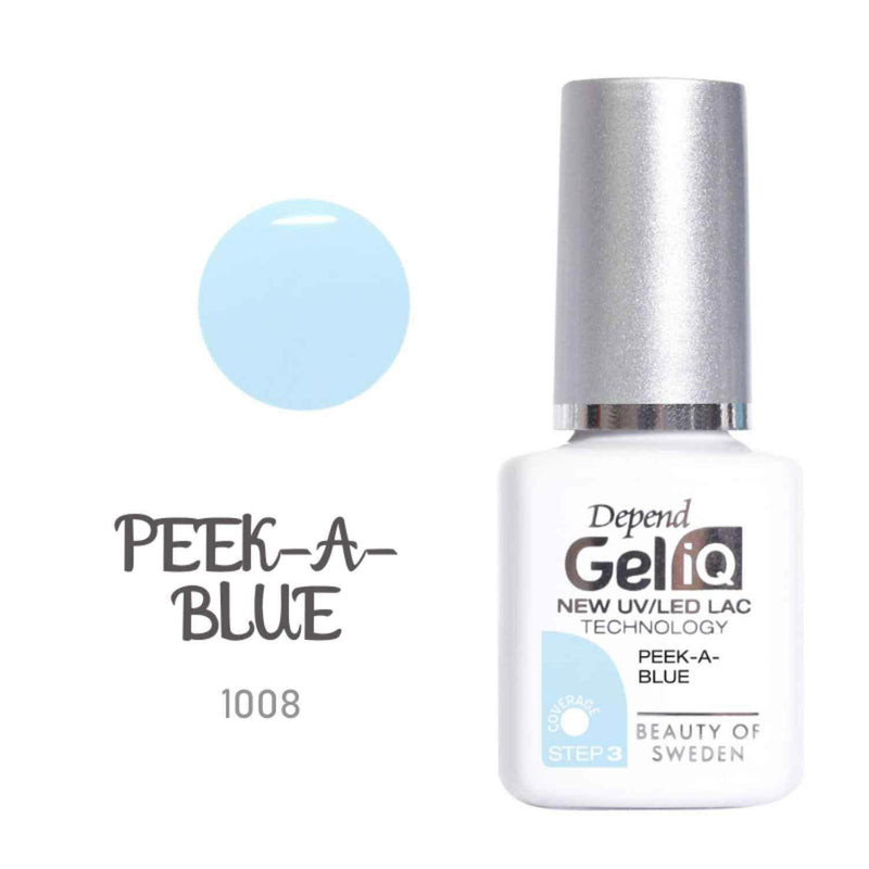 DEPEND COSMETIC Gel iQ UV/LED Polish - Peek-a-Blue #1008  Fixed Size