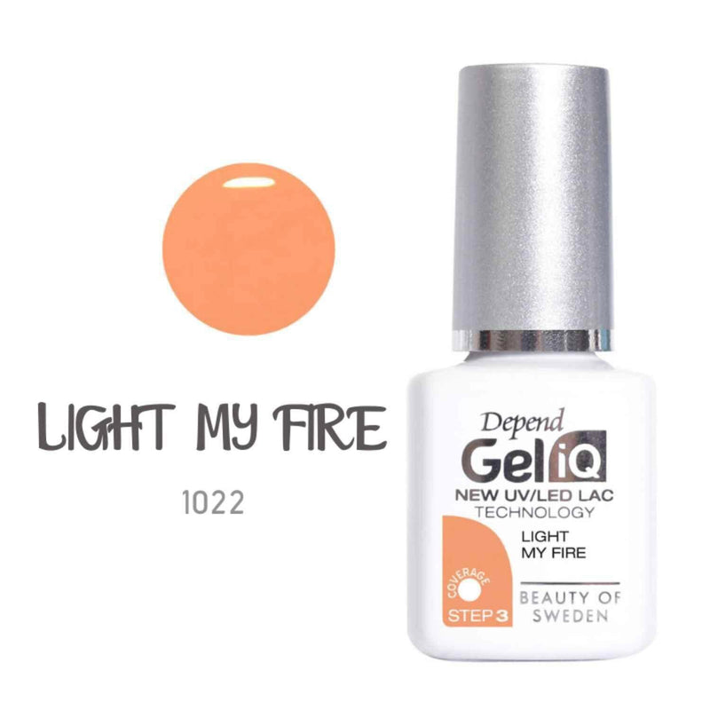 DEPEND COSMETIC Gel iQ UV/LED Polish - Light my Fire #1022  Fixed Size