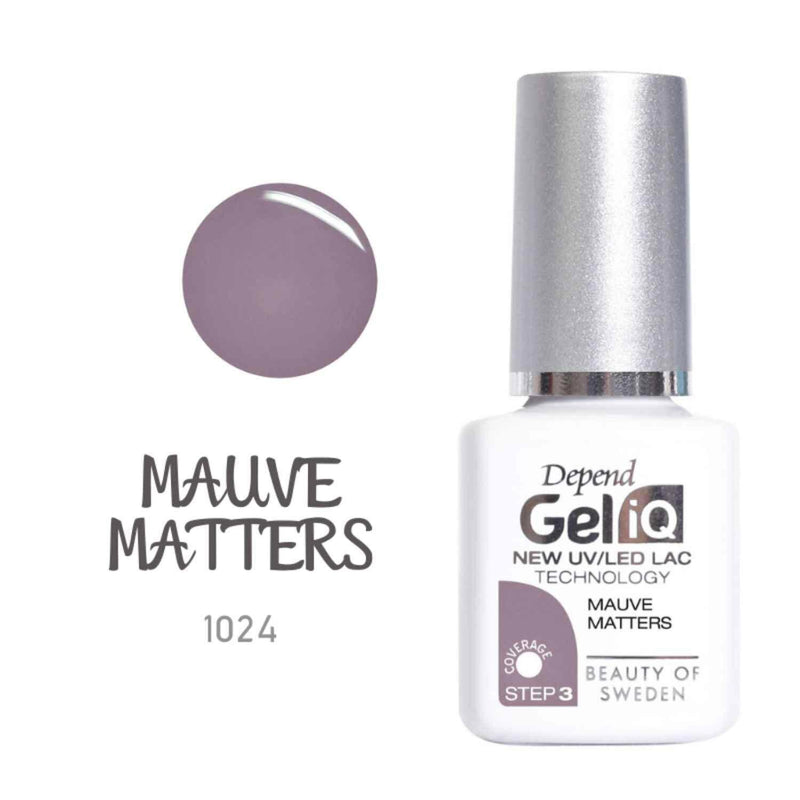 DEPEND COSMETIC Gel iQ UV/LED Polish - Mauve Matters #1024  Fixed Size