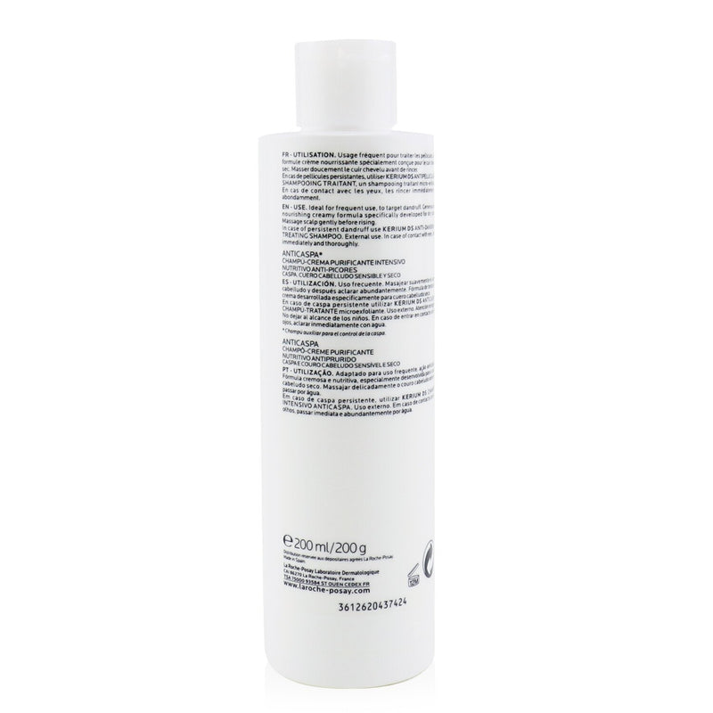 La Roche Posay Kerium Anti-Dandruff Cream Shampoo (For Dry Hair or Scalp) 