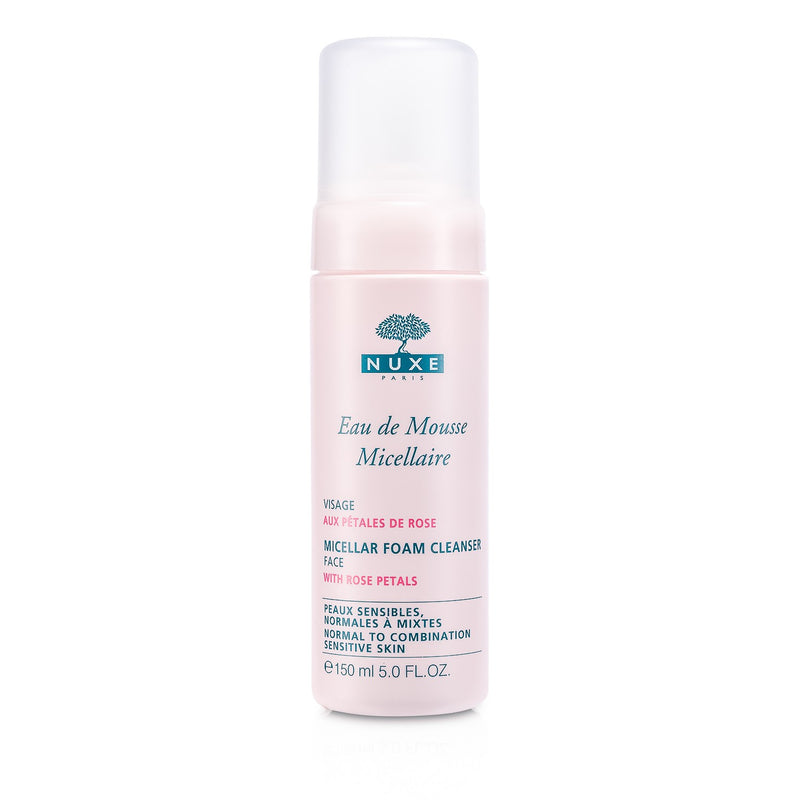 Nuxe Micellar Foam Cleanser With Rose Petals (Normal to Combination, Sensitive Skin) 