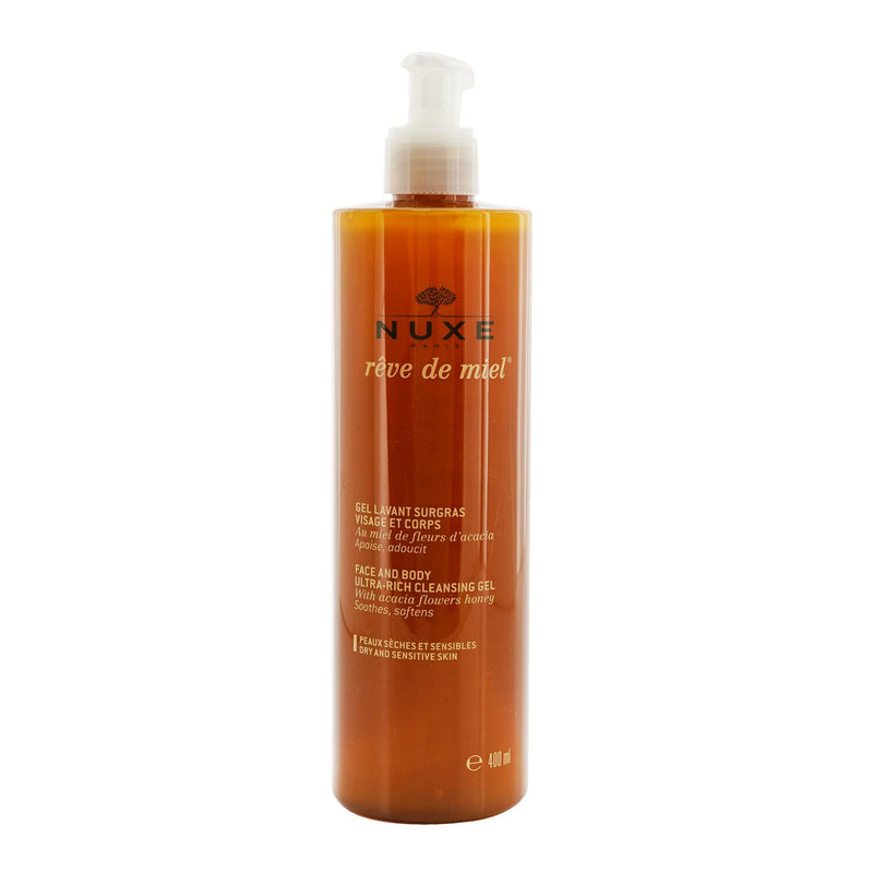 Nuxe Reve De Miel Face & Body Ultra-Rich Cleansing Gel (Dry & Sensitive Skin) 