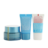 Clarins Hydration Essentials Gift Set: Hydra-Essentiel Silky Cream 50ml+ Fresh Scrub 15ml+ SOS Hydra Mask 15ml+ Pouch (Unboxed)  3pcs+1pouch