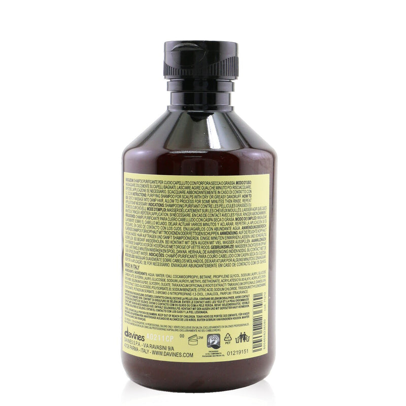 Davines Natural Tech Purifying Shampoo (For Scalp with Oily or Dry Dandruff)  250ml/8.45oz