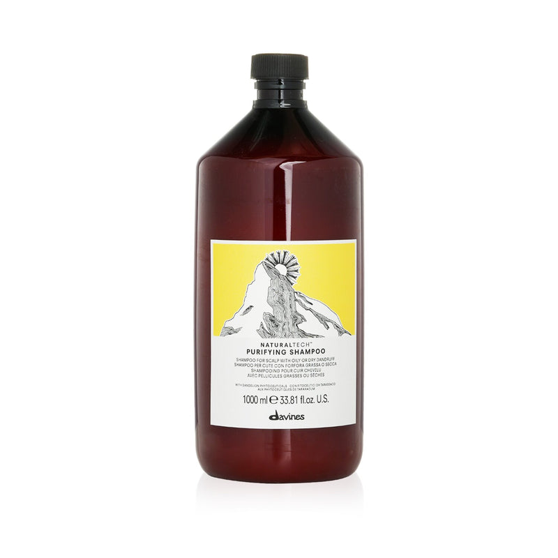 Davines Natural Tech Purifying Shampoo (For Scalp with Oily or Dry Dandruff)  1000ml/33.8oz