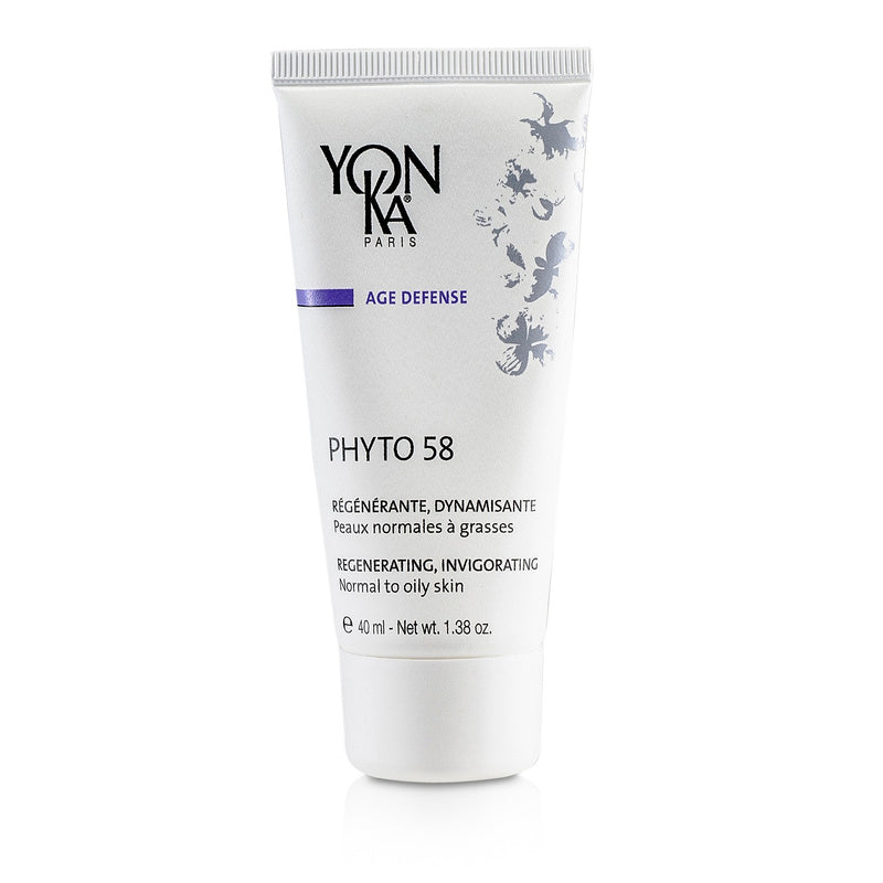 Yonka Age Defense Phyto 58 Creme With Rosemary - Revitalizing, Invigorating (Normal To Oily Skin) 