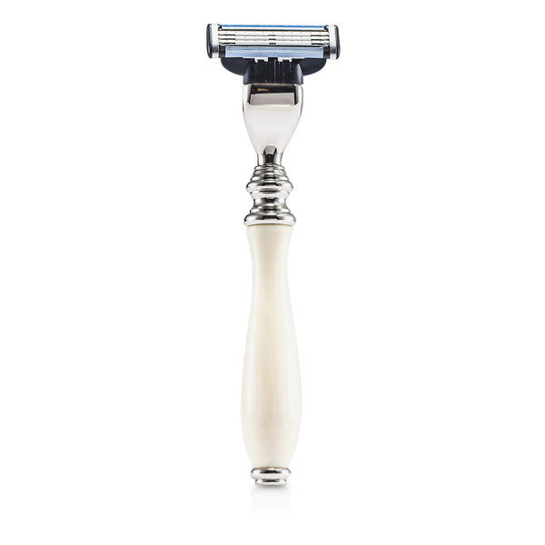 Truefitt & Hill Wellington Mach III Chrome Razor - Ivory 