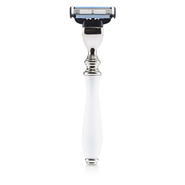 Truefitt & Hill Wellington Mach III Chrome Razor - Porcelain 