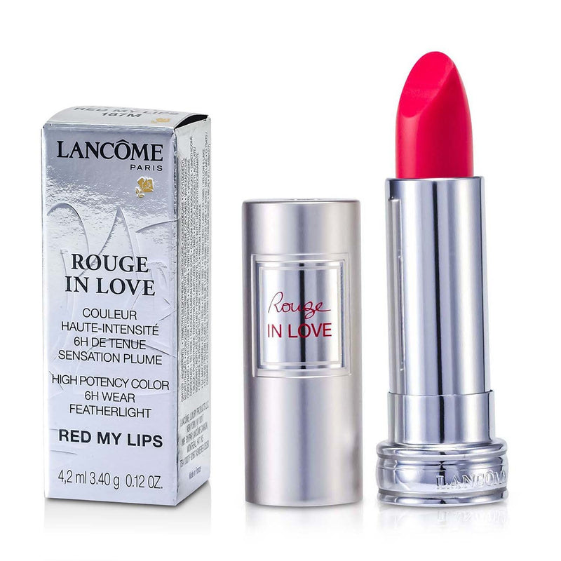 Lancome Rouge In Love Lipstick - # 187M Red My Lips 