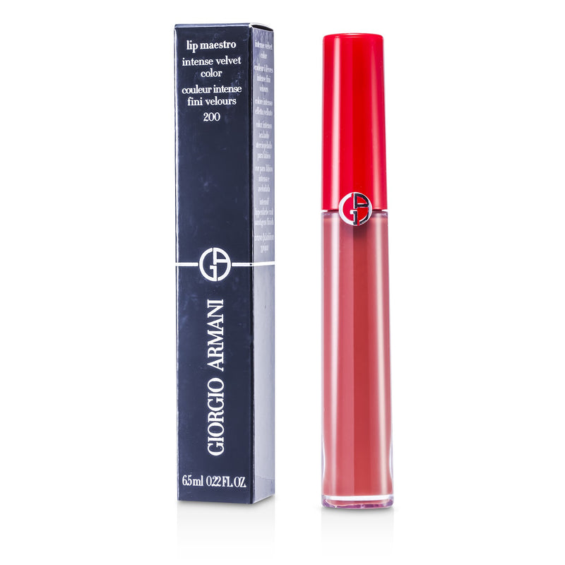 Giorgio Armani Lip Maestro Intense Velvet Color (Liquid Lipstick) - # 508 (Pearly Nude)  6.5ml/0.22oz