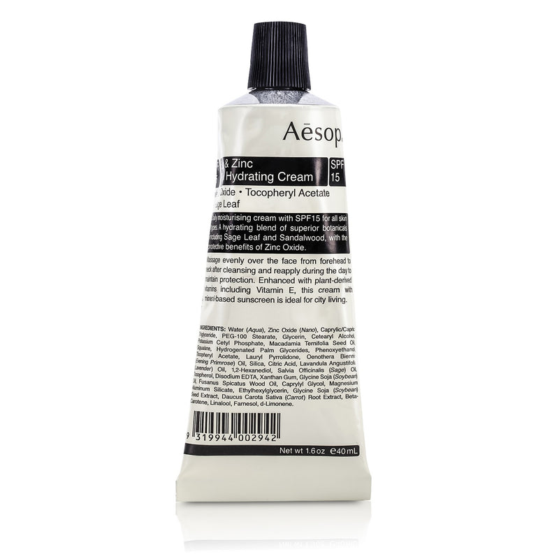 Aesop Sage & Zinc Facial Hydrating Cream SPF15 