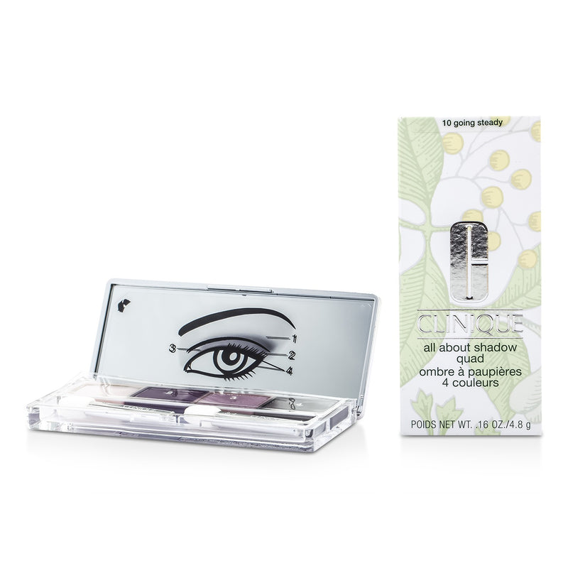 Clinique All About Shadow Quad - # 09 Smoke and Mirrors  4x1.2g/0.04oz
