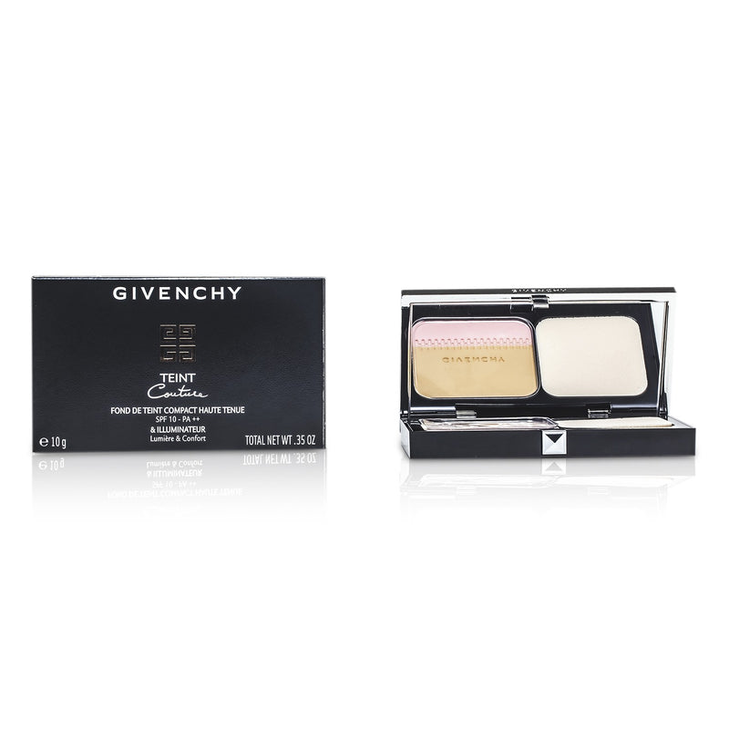 Givenchy Teint Couture Long Wear Compact Foundation & Highlighter SPF10 - # 3 Elegant Sand  10g/0.35oz