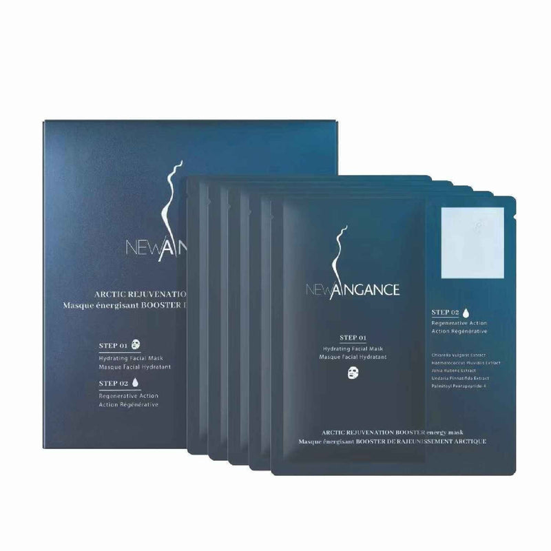 New Angance Paris Arctic Rejuvenation Booster energy mask  5pcs