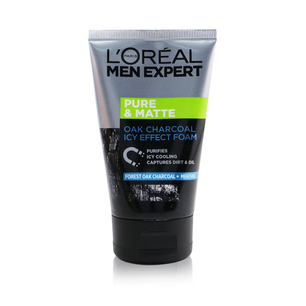 L'Oreal Men Expert Pure & Matte Icy Effect Charcoal Black Foam 