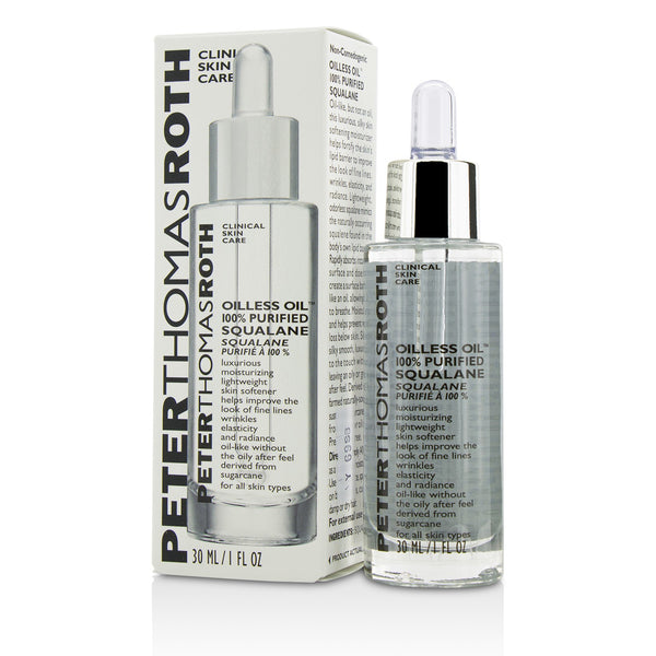 Peter Thomas Roth Oilless Oil 100% Purified Squalane Moisturizing Lightweight Skin Softener 