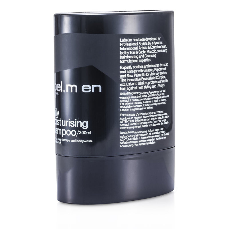 Label.M Men's Daily Moisturising Shampoo (Dual-Action Scalp Therapy and Bodywash) 