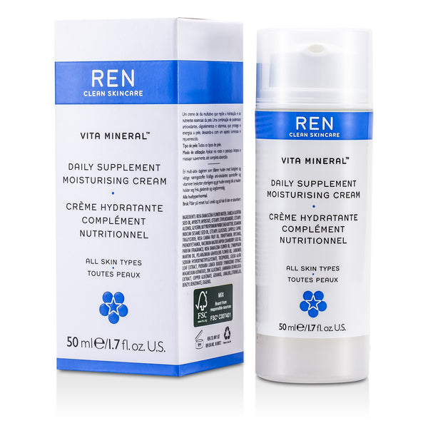 Ren Vita Mineral Daily Supplement Moisturising Cream (For All Skin Types) 