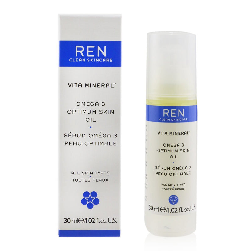 Ren Vita Mineral Omega 3 Optimum Skin Serum Oil (For Dry, Sensitive & Mature Skin) 