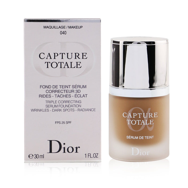 Christian Dior Capture Totale Triple Correcting Serum Foundation SPF25 - # 040 Honey Beige 