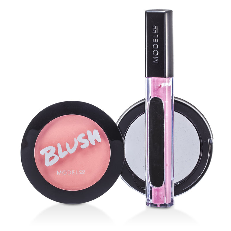 ModelCo Essential Beauty (1x Blush Cheek Powder, 1x Shine Ultra Lip Gloss) - Cosmopolitan 